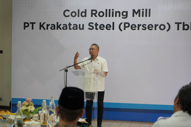 Menteri Perdagangan RI dan Wakil Ketua MPR RI Kunjungi PT Krakatau Steel